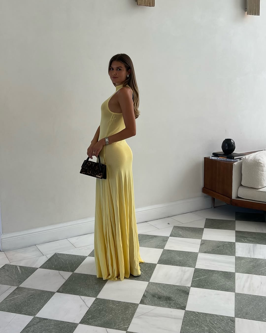 Bec + Bridge - GIA HALTER MAXI DRESS - WHEAT | Plush Bec + Bridge - GIA HALTER MAXI DRESS - WHEAT | Plush