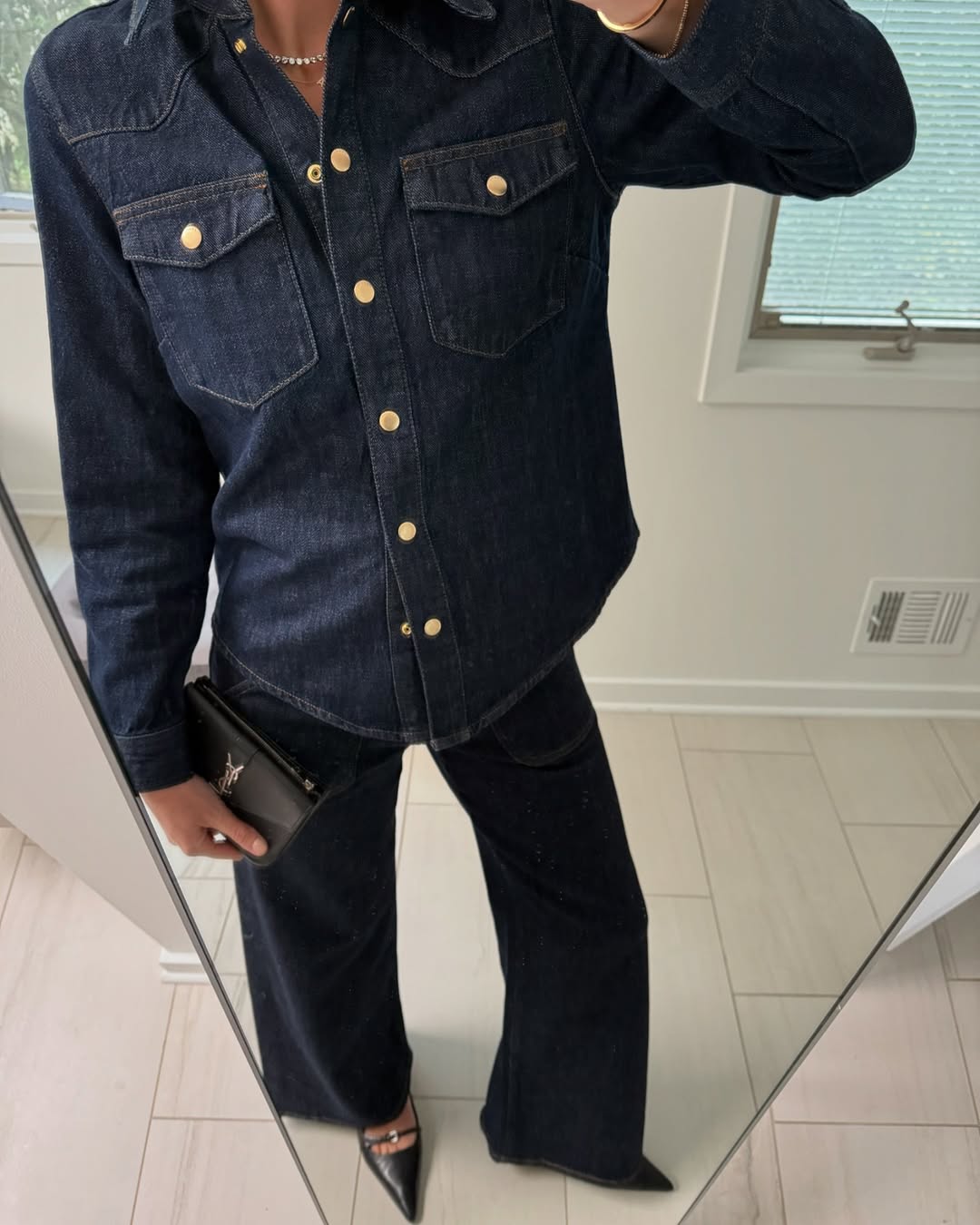 Helmut Lang - Darted Apex Denim Shirt | Plush