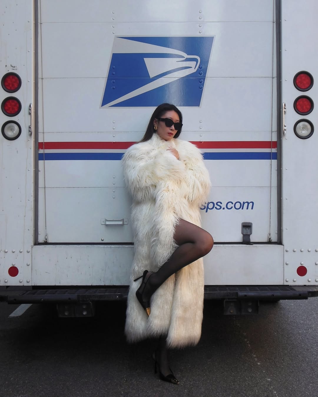 Blancha - Shearling coat | Plush