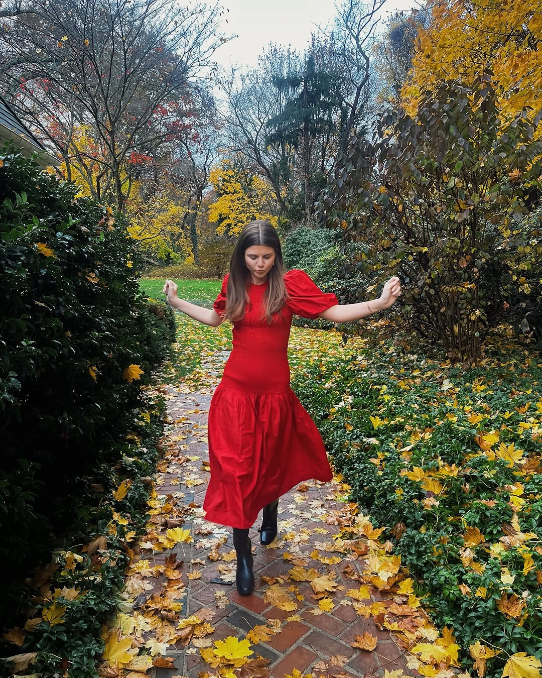 maxi fall floral dress Renesmee Yellow Floral Print Satin Maxi Dress - US 14 main image 0