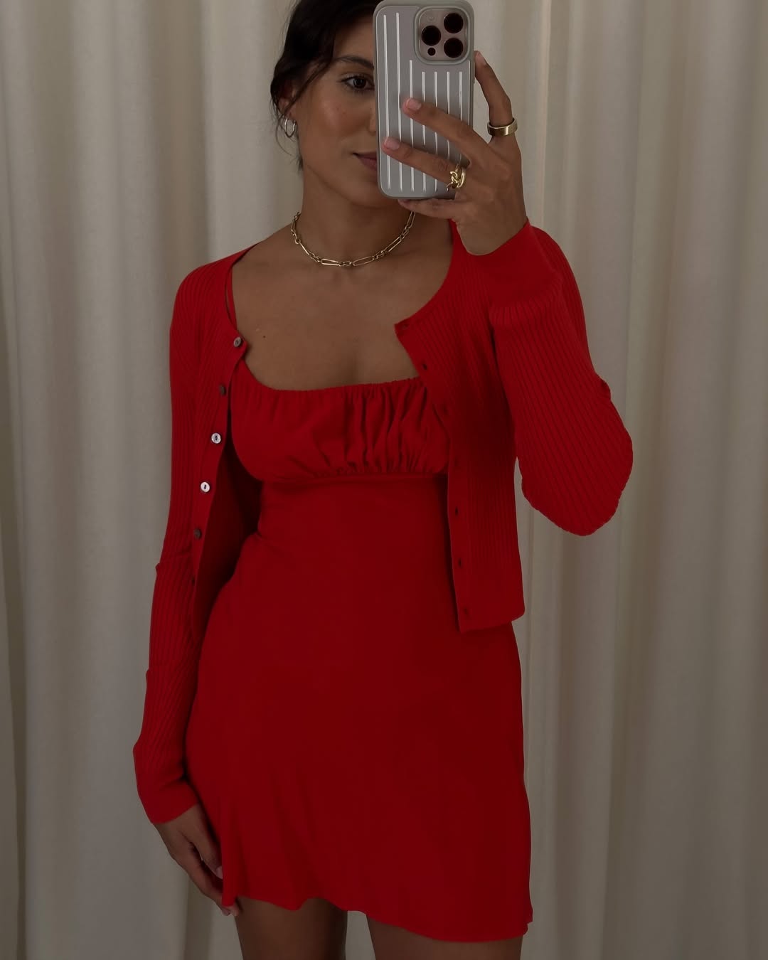 knee length dresses for ladies Strapless Corset Midi Dress in Wine Red - 2 / Regular main image 0