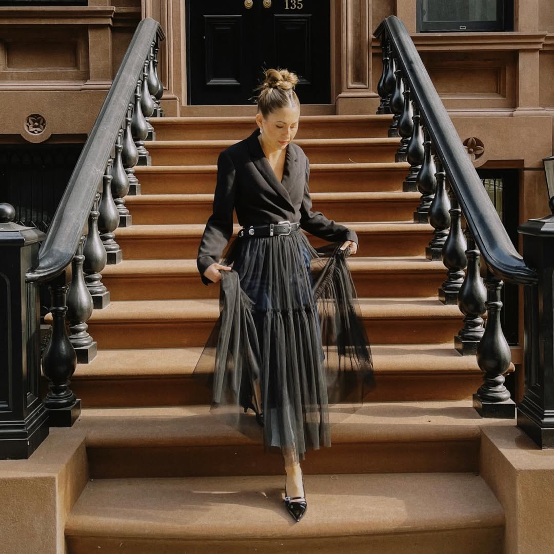 Noir Kei Ninomiya - Mesh midi skirt | Plush