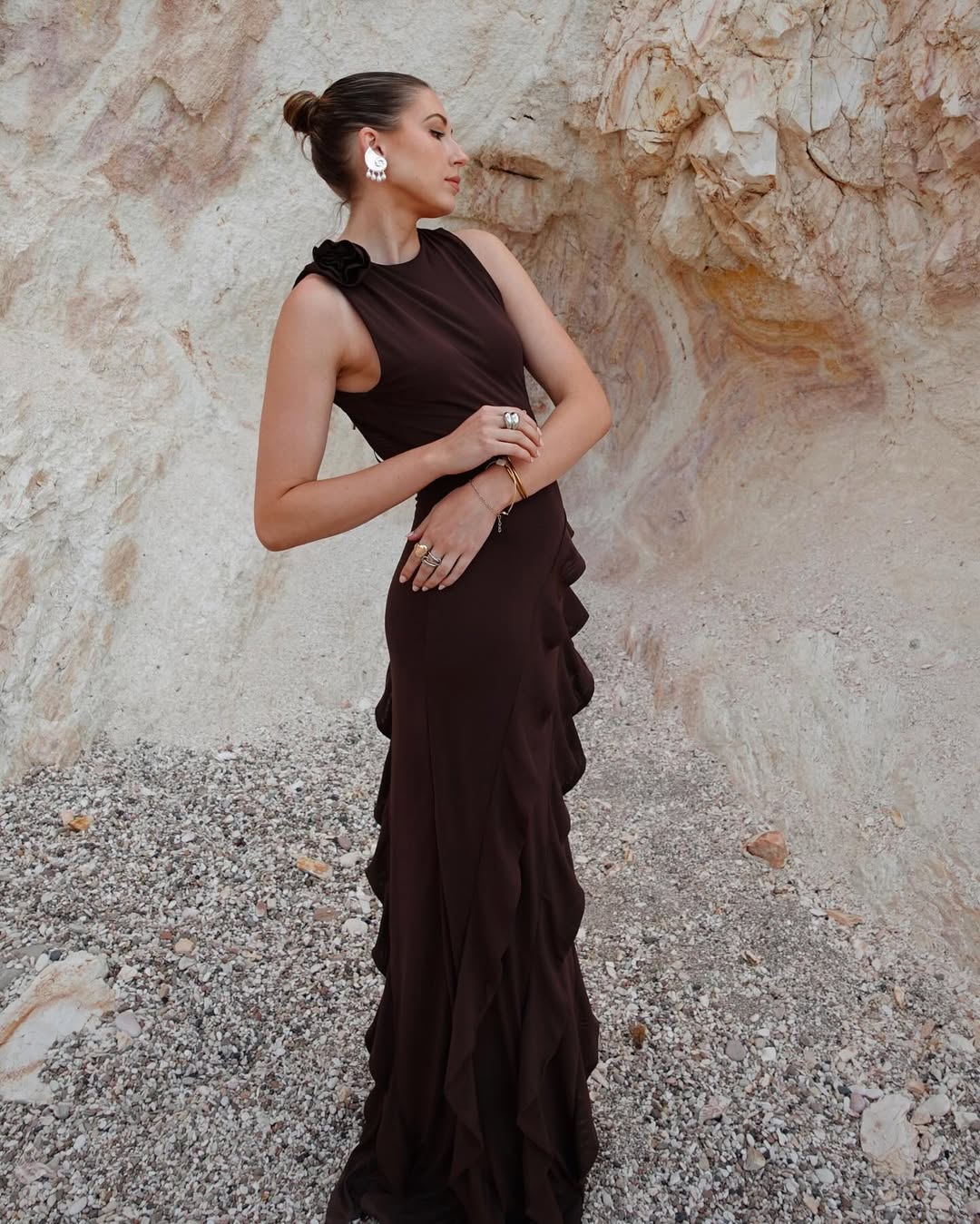 knee length dresses for ladies RENT House of Harlow X Revolve Hera Fringe Maxi Dress – The BridalMaid  Boutique