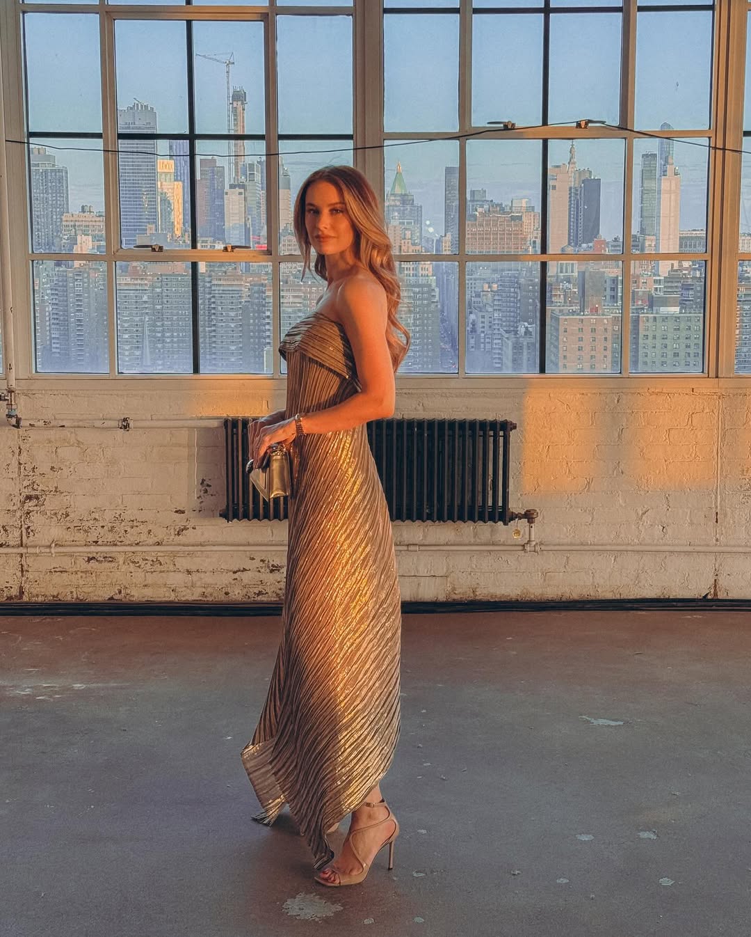 Maria Lucia Hohan - Alessandra gathered silk bustier gown | Plush