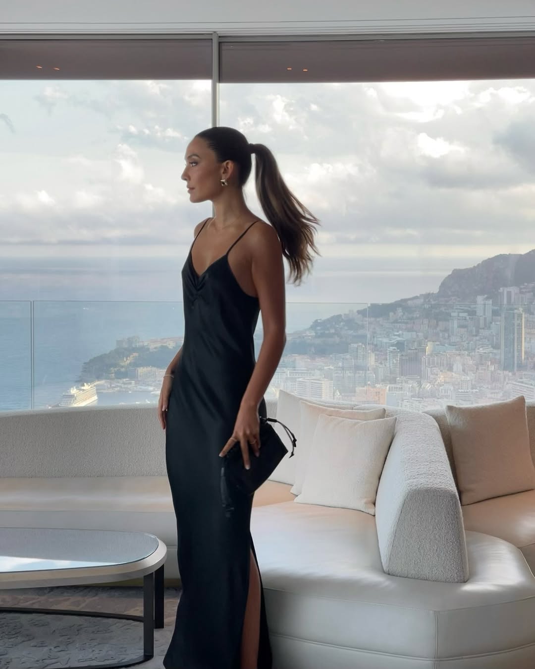 cusco silk drape cami dress Christopher Esber Cusco Silk Drape Cami Dress