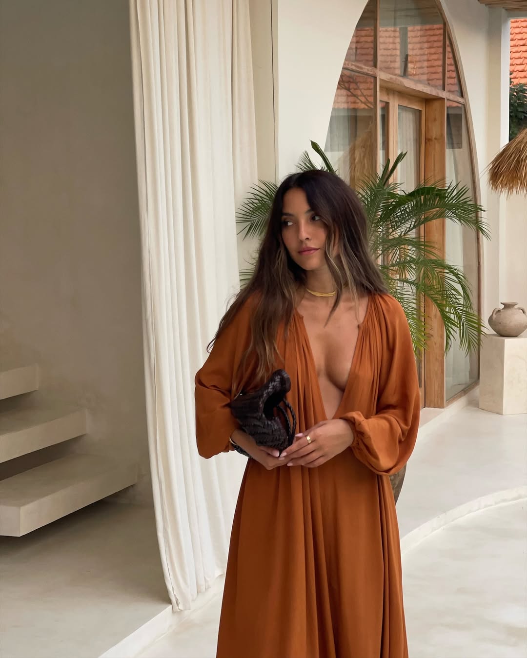 Eres - Bibi linen maxi dress | Plush