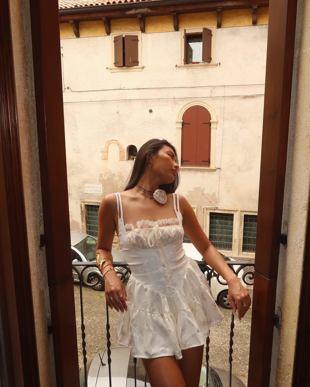 LESET - Barb lace-trimmed hammered-satin mini dress | Plush LESET - Barb lace-trimmed hammered-satin mini dress | Plush
